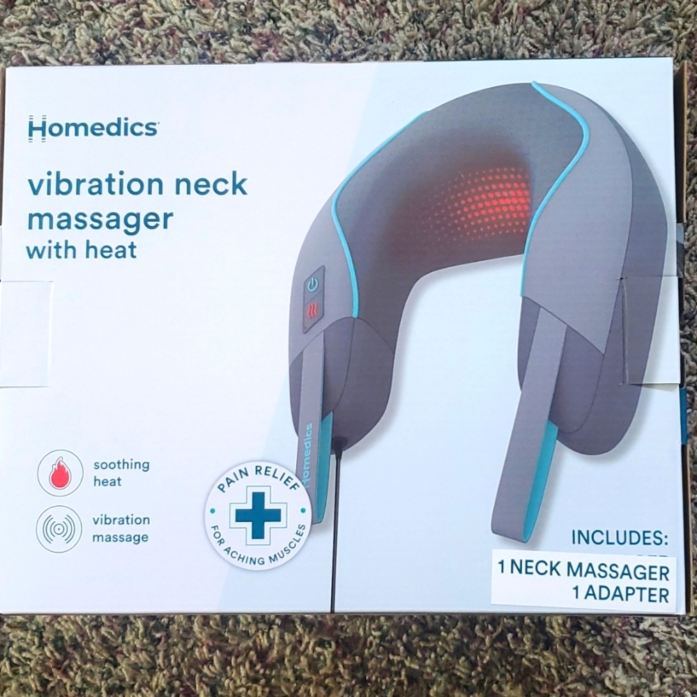Homedics vibration neck massager with heat